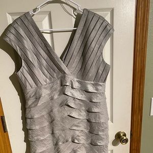 Silver cocktail dress